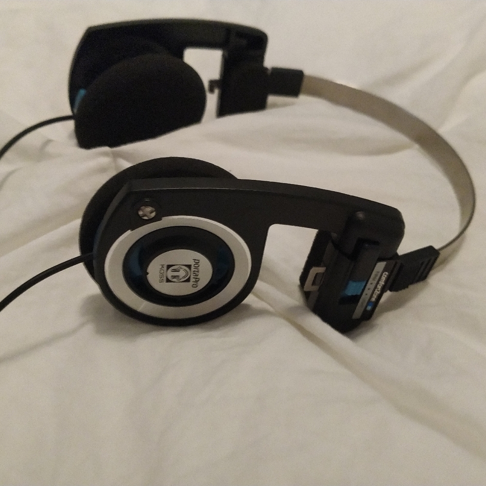 Koss Black and Silver Headphones